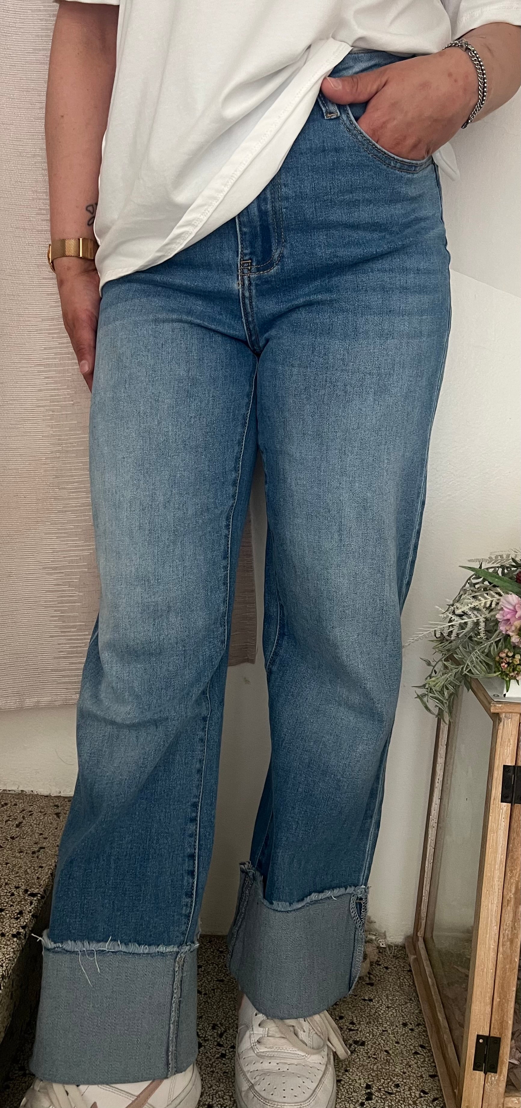 Jeans risvolto
