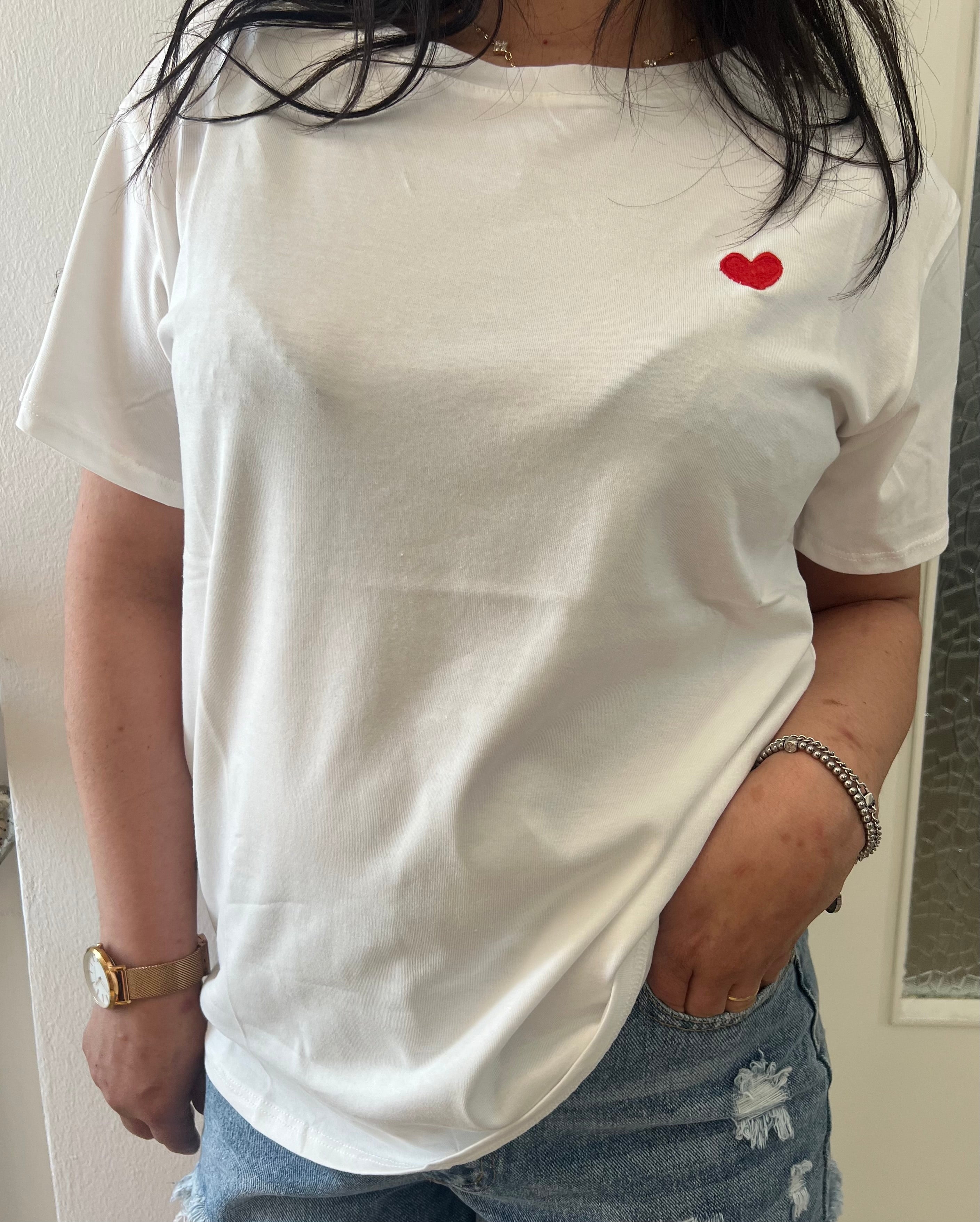 T-shirt cuore